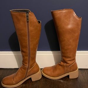 Beautiful brown leather riding boots from London